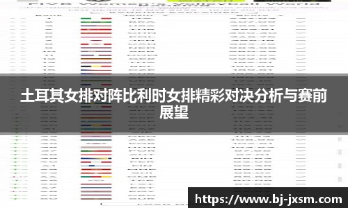 土耳其女排对阵比利时女排精彩对决分析与赛前展望